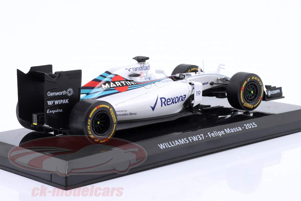F. Massa Williams FW37 #19 3er Italia GP fórmula 1 2015 1:24 Premium Collectibles
