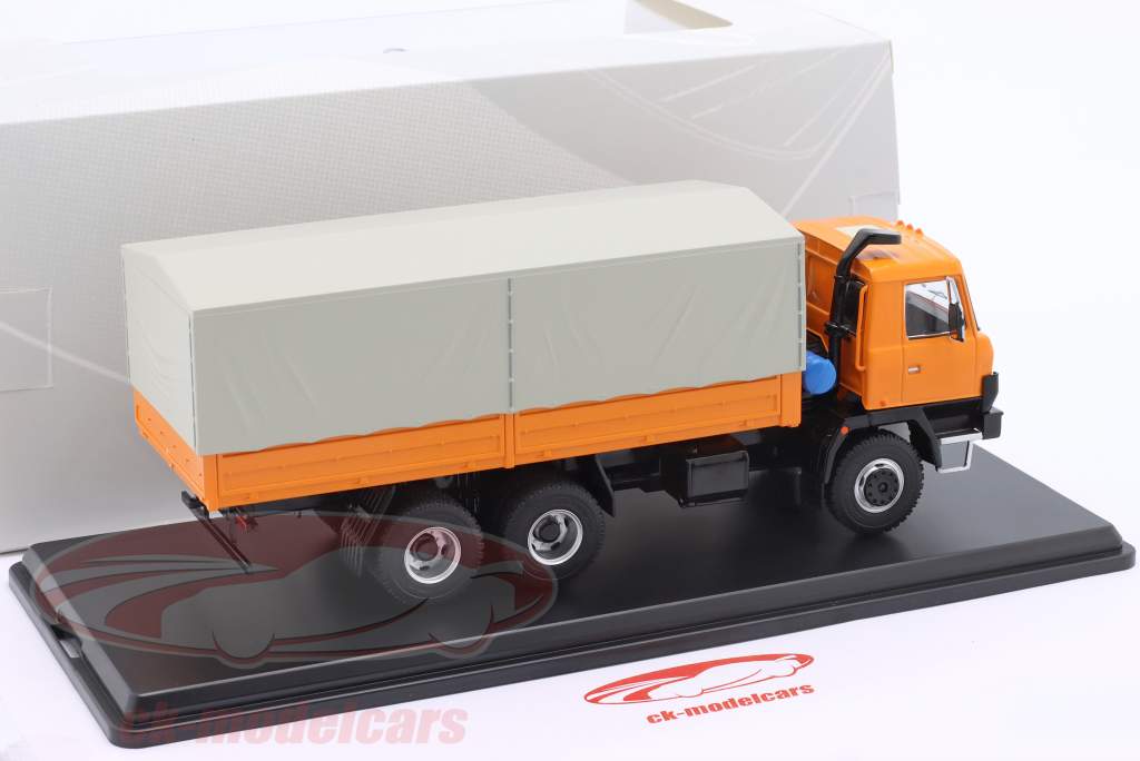 Tatra 815 V26 Platte vrachtwagen oranje / Grijs 1:43 Premium ClassiXXs