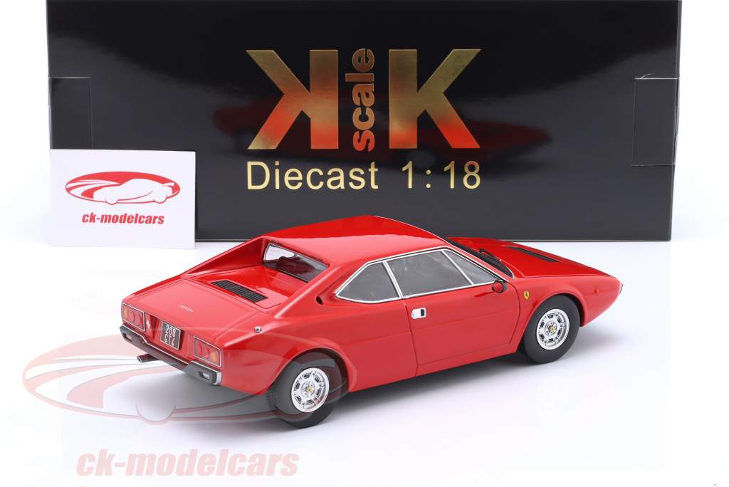 Ferrari 208 GT4 Année de construction 1975 rouge 1:18 KK-Scale