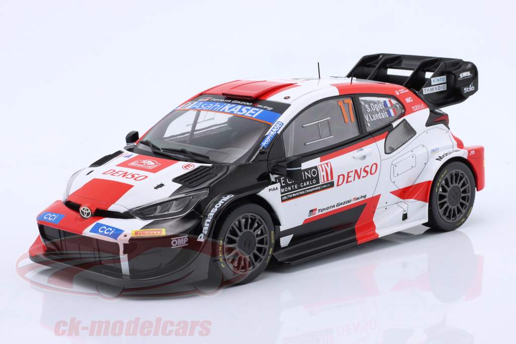 Toyota GR Yaris Rally1 #17 gagnant se rallier Monte Carlo 2023 Ogier, Landais 1:18 Ixo
