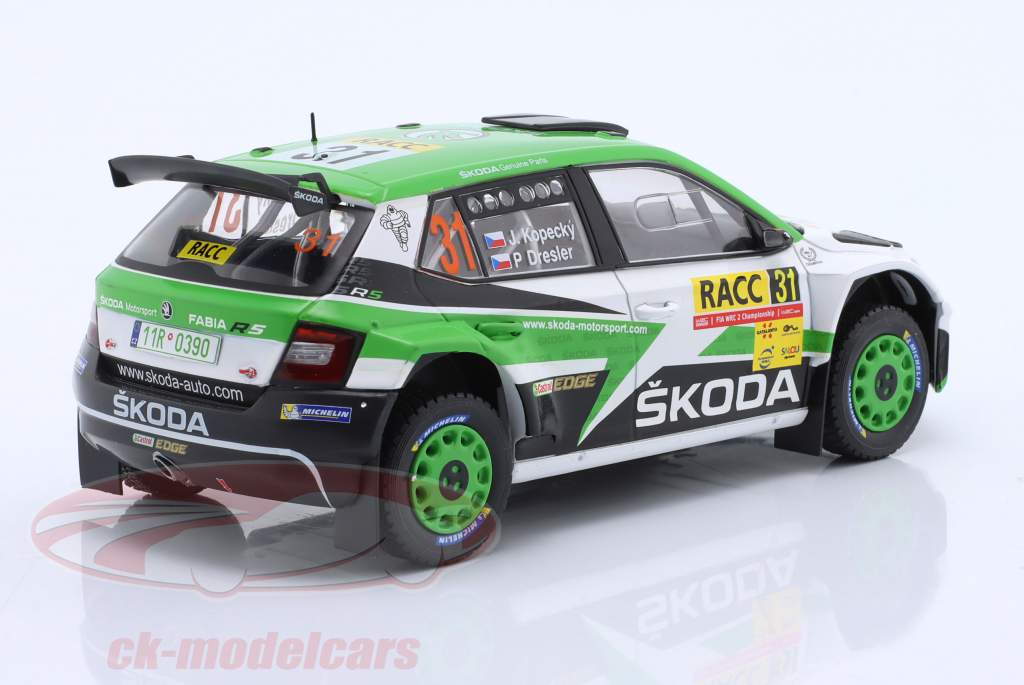 Skoda Fabia R5 #31 Rallye Catalunya 2018 Kopecky, Dresler 1:24 Ixo