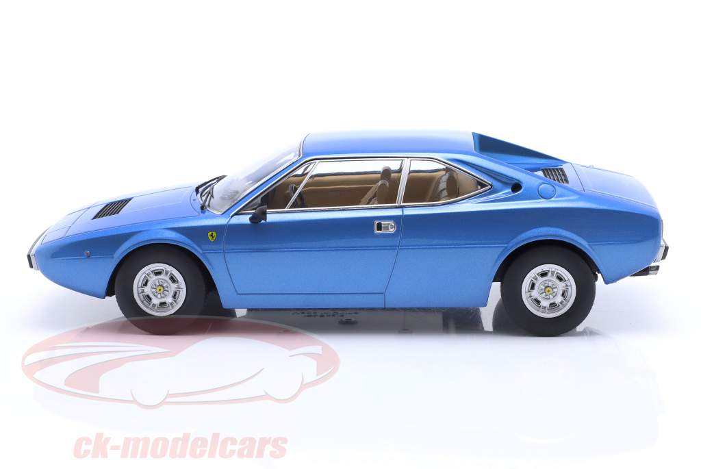 Ferrari 208 GT4 Ano de construção 1975 Azul claro metálico 1:18 KK-Scale