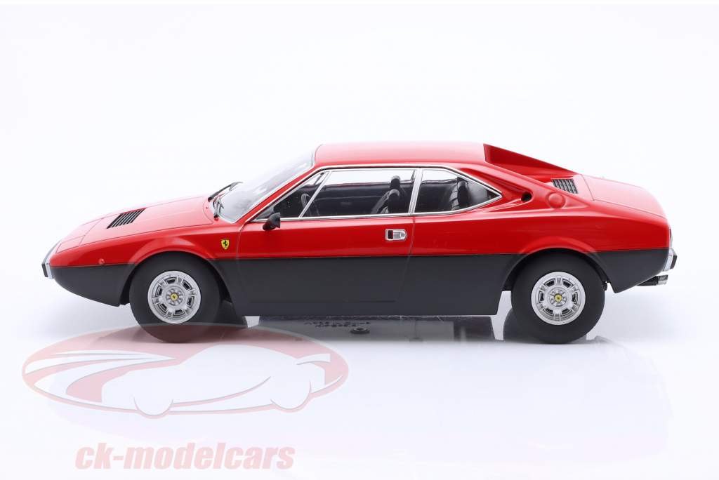 Ferrari 208 GT4 Anno di costruzione 1975 rosso / nero smerigliato 1:18 KK-Scale