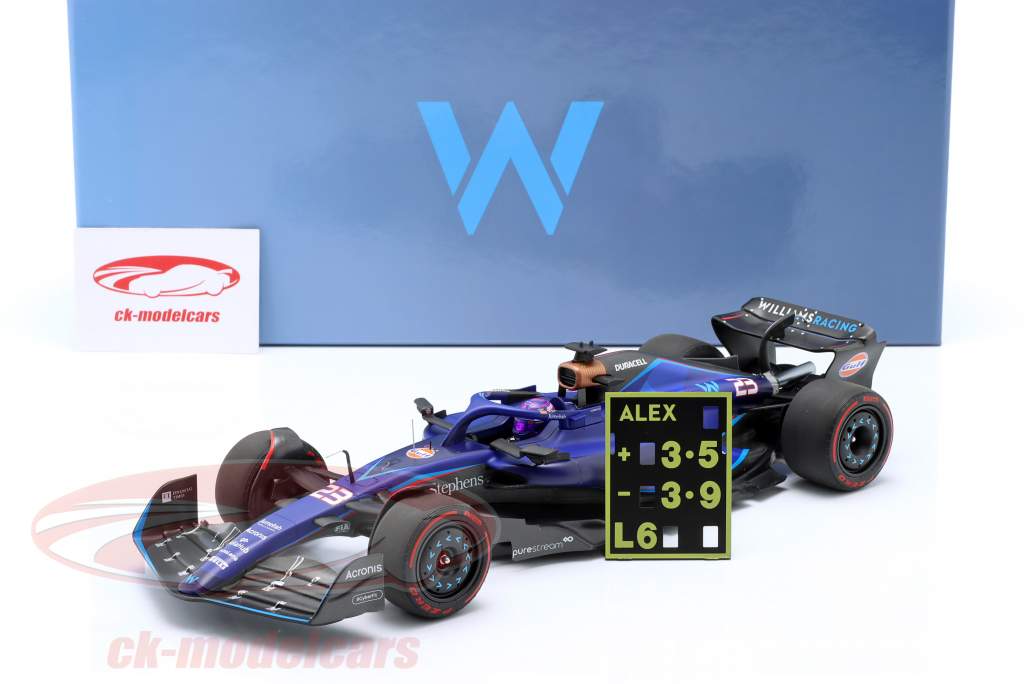 Alexander Albon Williams FW45 #23 Bahrein GP Fórmula 1 2023 1:18 Minichamps