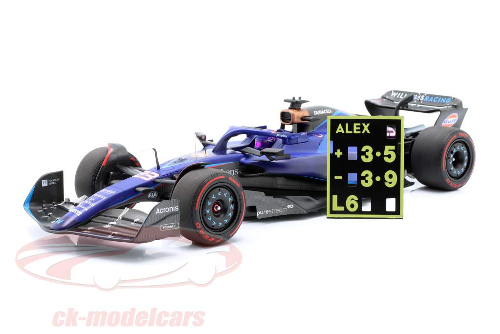 Alexander Albon Williams FW45 #23 Bahreïn GP formule 1 2023 1:18 Minichamps