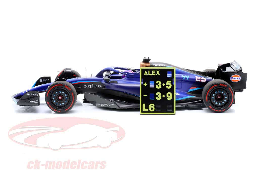 Alexander Albon Williams FW45 #23 Bahrein GP formule 1 2023 1:18 Minichamps