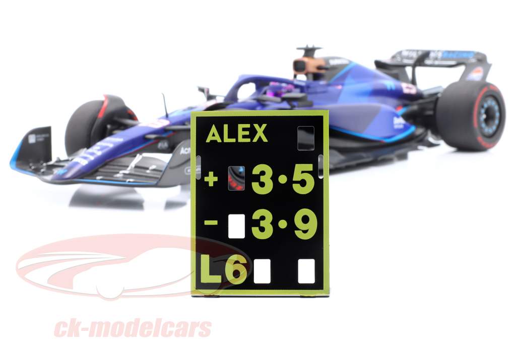 Alexander Albon Williams FW45 #23 Bahrein GP Fórmula 1 2023 1:18 Minichamps