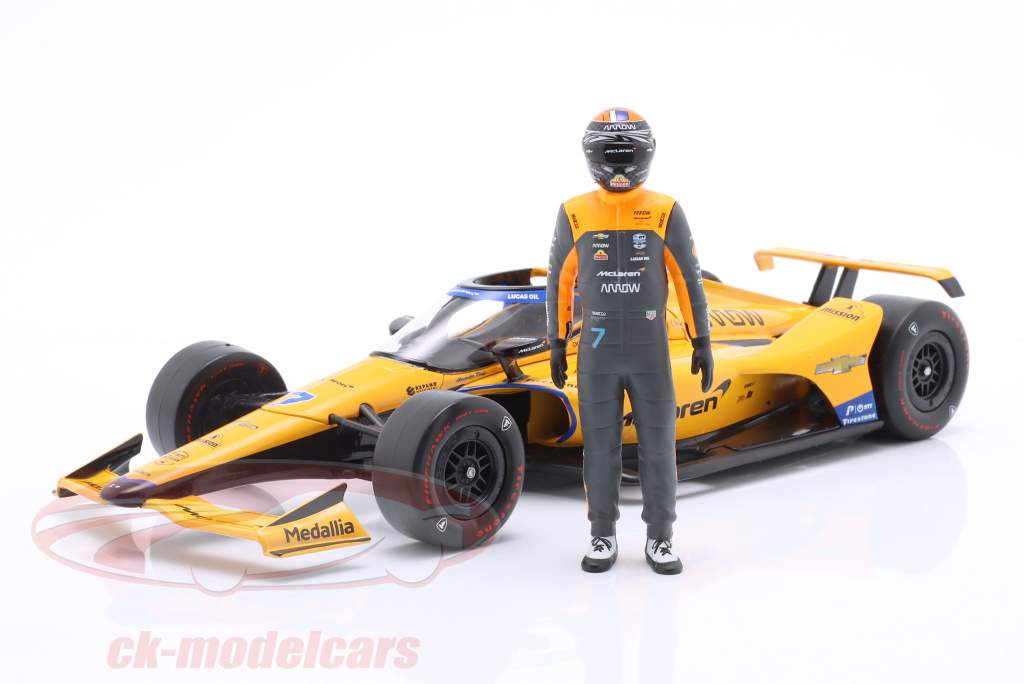 Alexander Rossi #7 Arrow McLaren SP IndyCar Series 2023 Figur 1:18 Greenlight