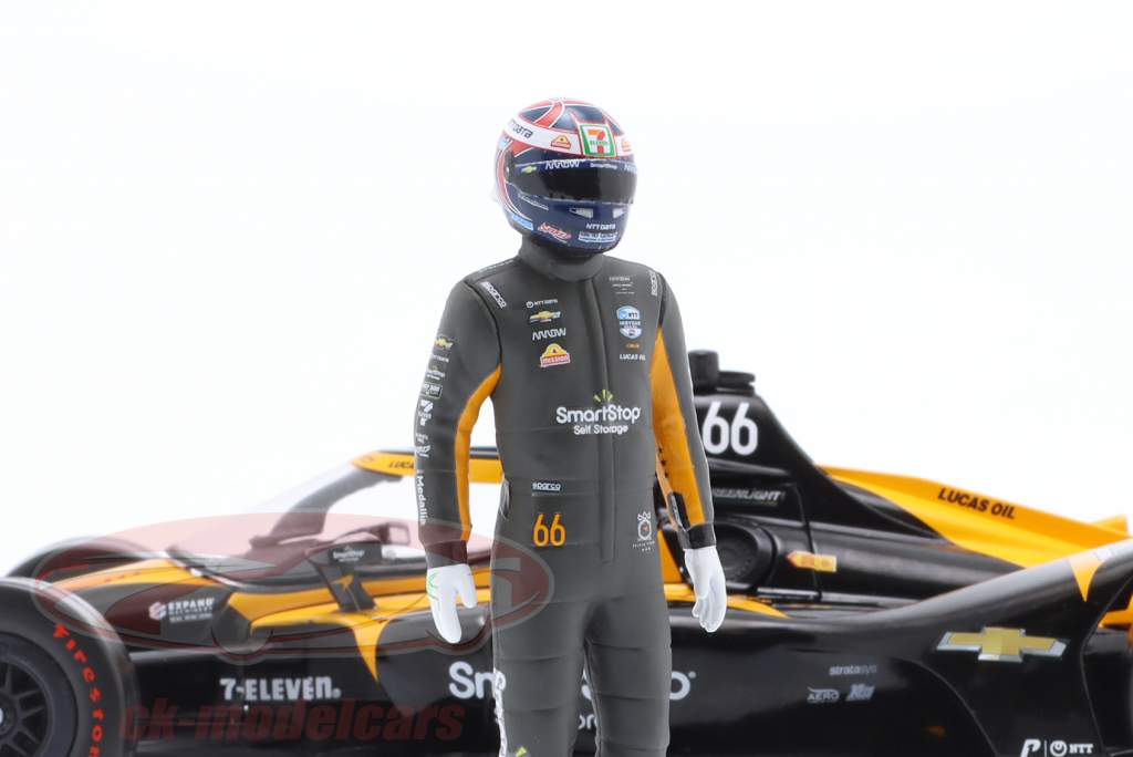 Tony Kanaan #66 Arrow McLaren SP IndyCar Series 2023 Figur 1:18 Greenlight