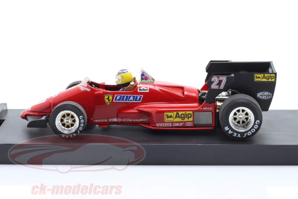 M. Alboreto Ferrari 126C4 #27 gagnant Belge GP formule 1 1984 1:43 Brumm