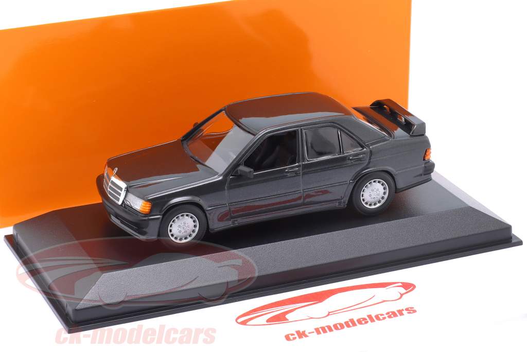 Mercedes-Benz 190E 2.3-16 (W201) year 1984 black metallic 1:43 Minichamps
