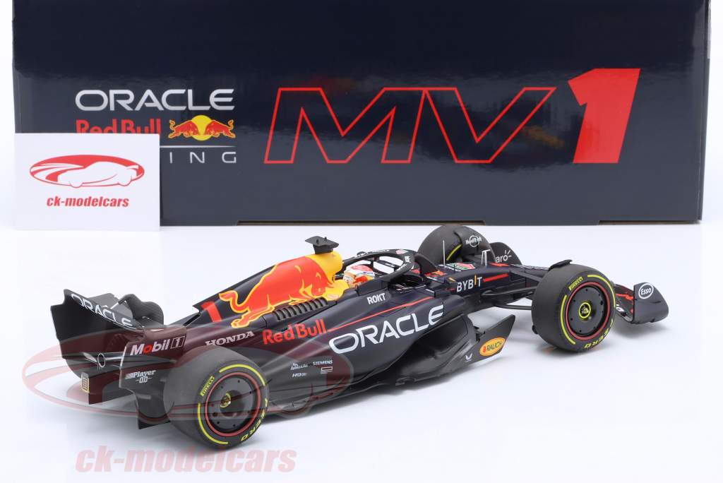 M. Verstappen Red Bull RB19 #1 gagnant Monaco GP formule 1 Champion du monde 2023 1:18 Minichamps