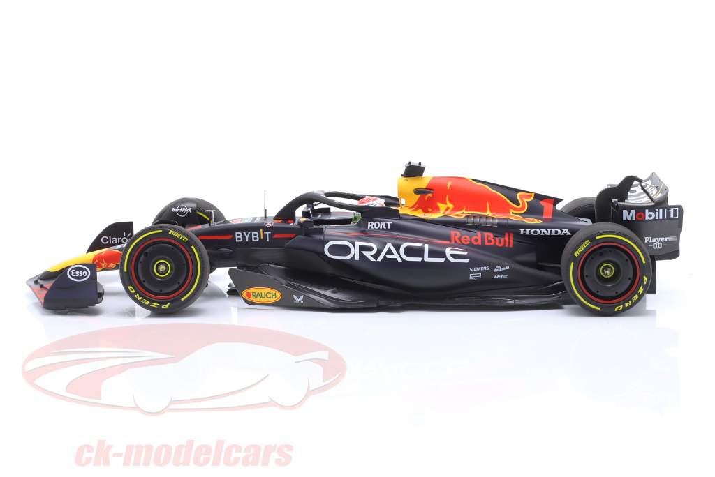 M. Verstappen Red Bull RB19 #1 ganador Mónaco GP fórmula 1 Campeón mundial 2023 1:18 Minichamps