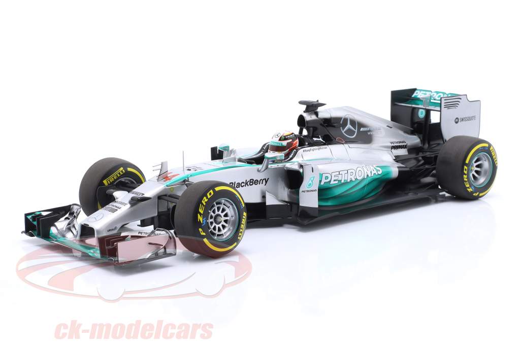 L. Hamilton Mercedes F1 W05 #44 公式 1 世界冠军 2014 1:18 Minichamps