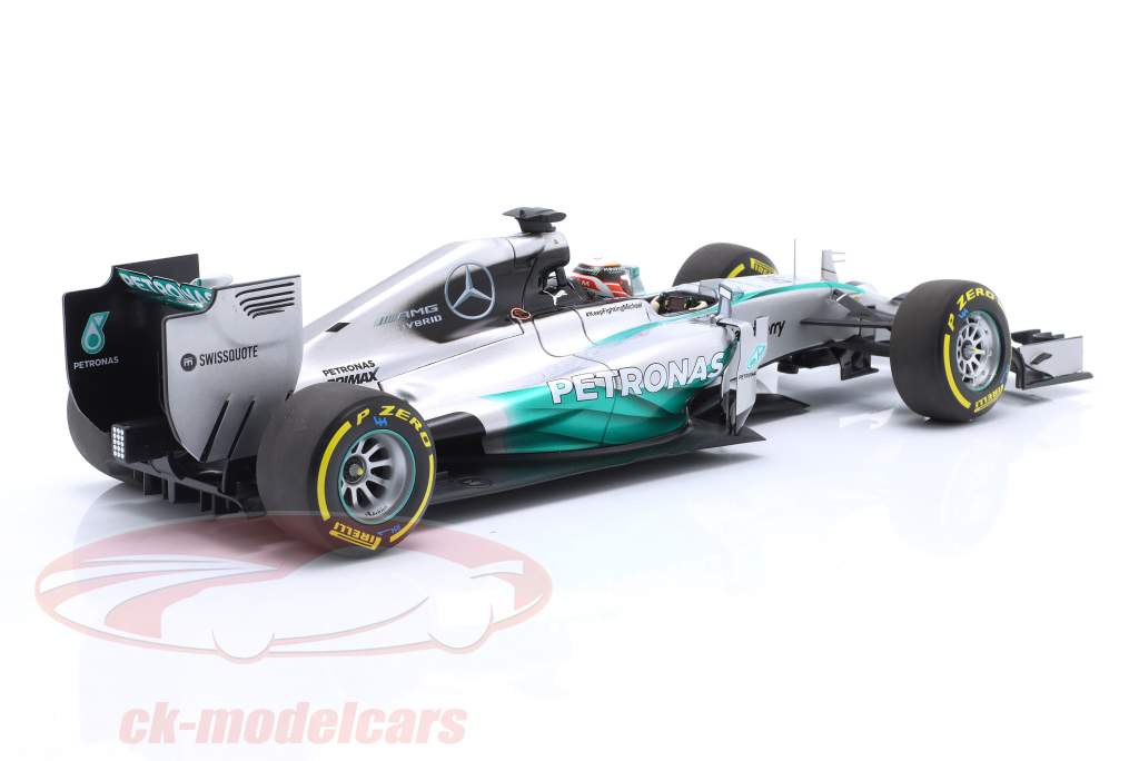 L. Hamilton Mercedes F1 W05 #44 式 1 世界チャンピオン 2014 1:18 Minichamps