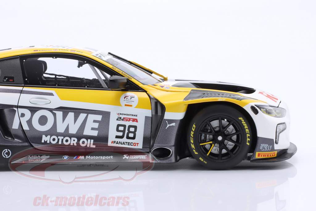 BMW M4 GT3 #98 Winner 24h Spa 2023 Rowe Racing 1:18 Minichamps