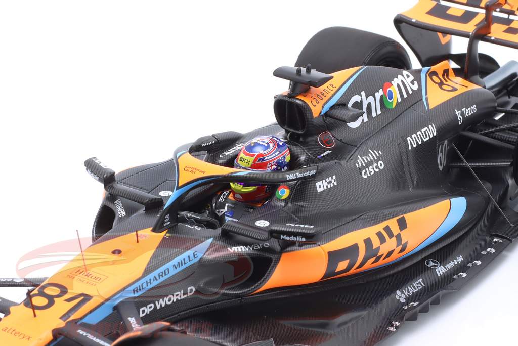 Oscar Piastri McLaren MCL60 #81 8th Australian GP Formula 1 2023 1:18 Minichamps