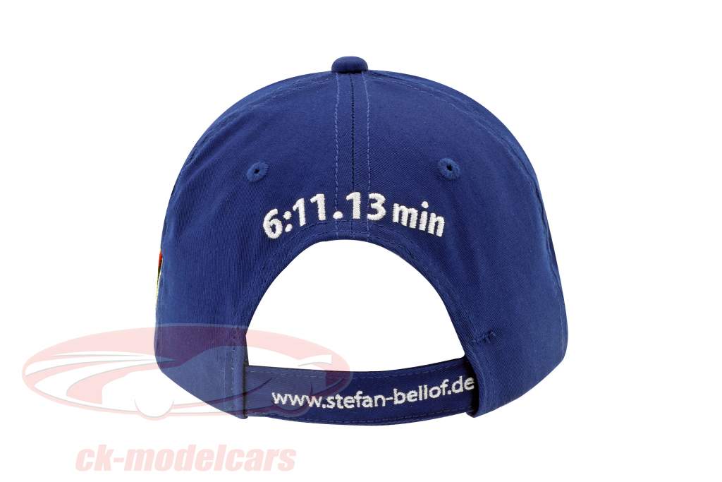 Stefan Bellof 帽 35 年 记录圈数 6:11.13 min (1983-2018) 蓝色的 / 白色的
