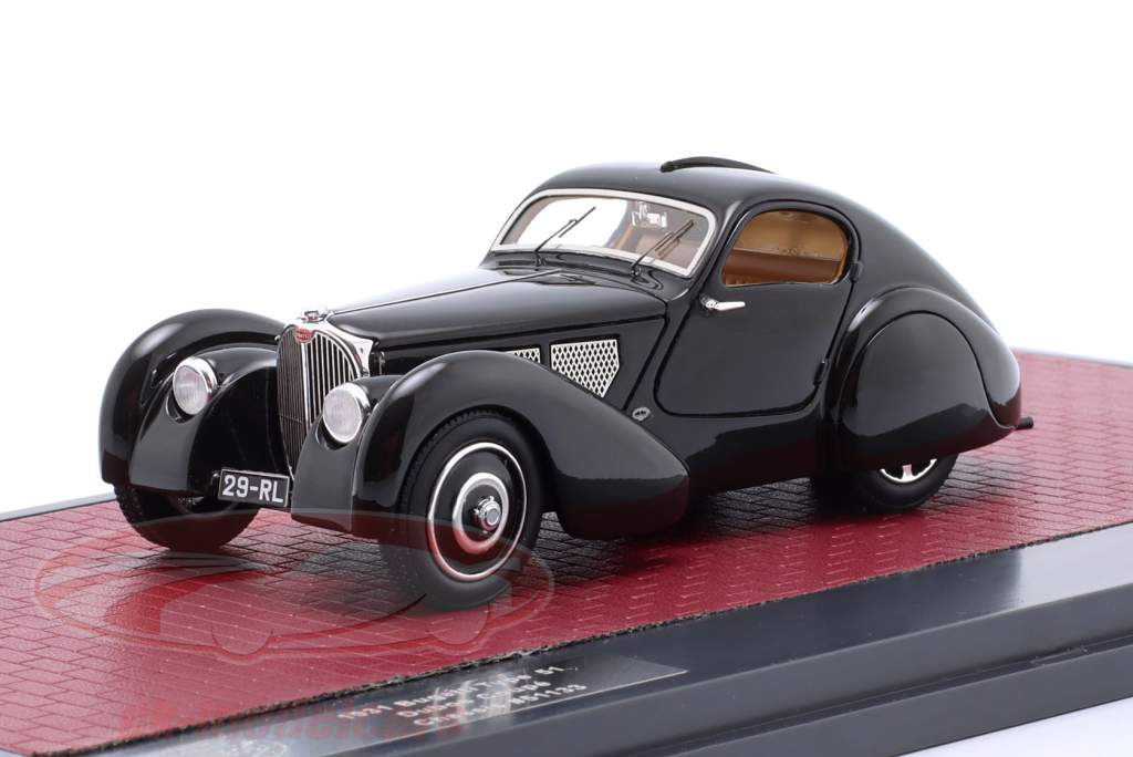 Bugatti Type 51 Dubos Coupe year 1931 black 1:43 Matrix