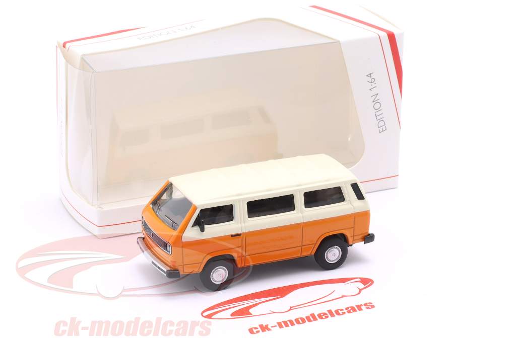 Volkswagen VW T3L autobus arancia / bianco 1:64 Schuco