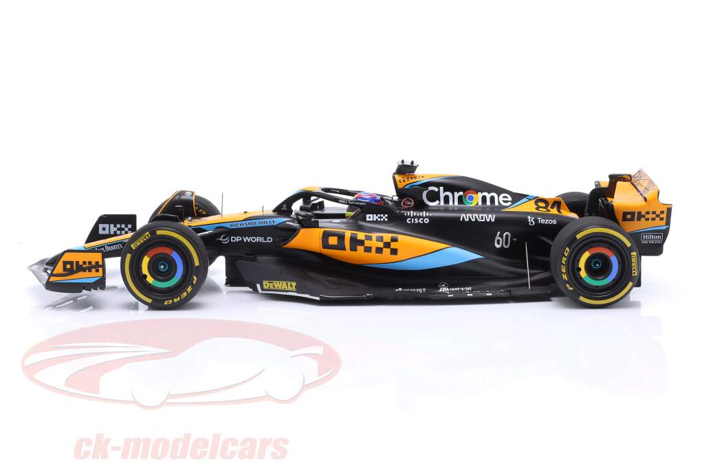 Oscar Piastri McLaren MCL 60 #81 8º Austrália GP Fórmula 1 2023 1:18 Spark