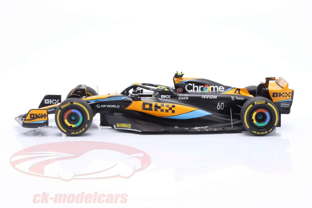 Lando Norris McLaren MCL60 #4 6th Australia GP Formula 1 2023 1:18 Spark