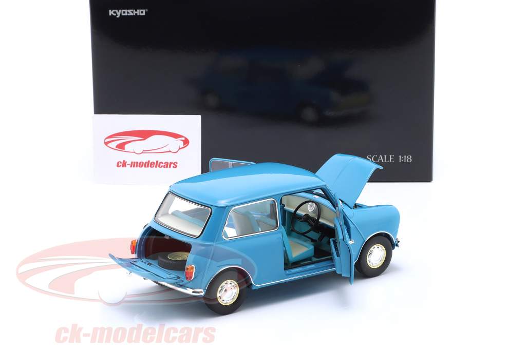 Morris Mini Minor Ano de construção 1964 azul 1:18 Kyosho