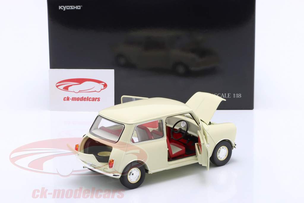 Morris Mini Minor Año de construcción 1964 blanco 1:18 Kyosho