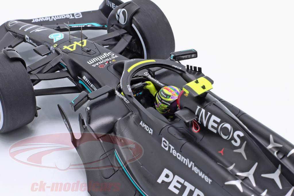 L. Hamilton Mercedes-AMG F1 W14 #44 2nd Australia GP Formula 1 2023 1:18 Spark