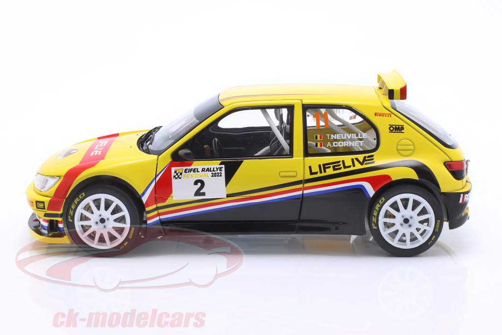 Peugeot 306 Maxi #2 Eifel Rallye Festival 2022 Neuville, Cornet 1:18 Solido