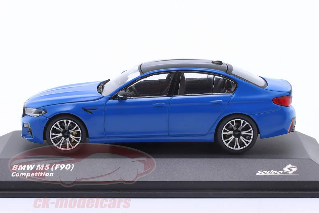 BMW M5 Competition (F90) Bouwjaar 2022 voodoo blauw 1:43 Solido