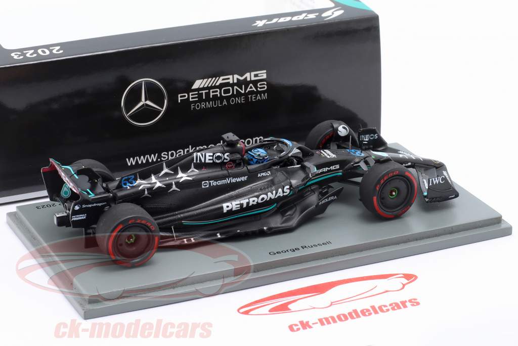 G. Russell Mercedes-AMG F1 W14 #63 3ème Espagne GP formule 1 2023 1:43 Spark