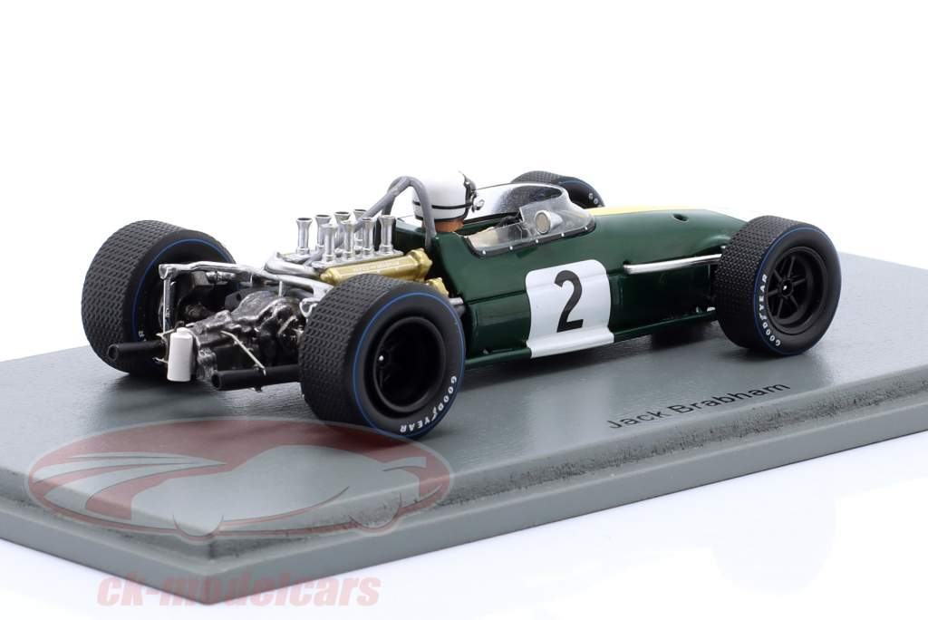 Jack Brabham Brabham BT26 #2 Monaco GP Formula 1 1968 1:43 Spark
