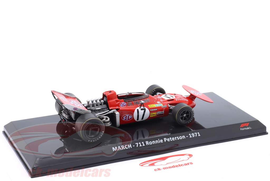 Ronnie Peterson March 711 #17 Formula 1 1971 1:24 Premium Collectibles