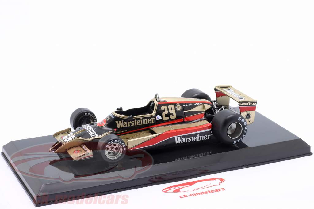 Riccardo Patrese Arrows A1 #29 Fórmula 1 1979 1:24 Premium Collectibles