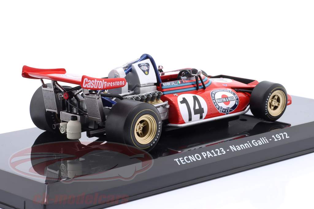 Nanni Galli Tecno PA123 #14 Fórmula 1 1972 1:24 Premium Collectibles