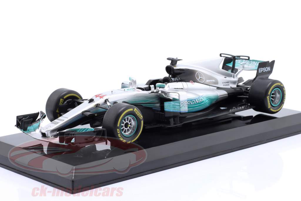 L. Hamilton Mercedes-AMG F1 W08 #44 formule 1 Wereldkampioen 2017 1:24 Premium Collectibles