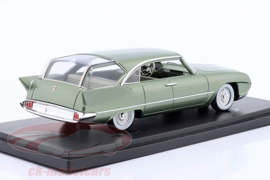 Plymouth Cabana Concept year 1958 green metallic 1:43 AutoCult