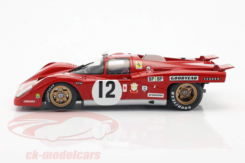 Ferrari 512M #12 3位 24h LeMans 1971 Posey, Adamowicz 1:18 CMR