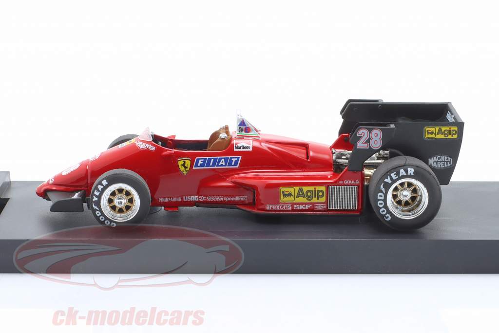 R. Arnoux Ferrari 126 C4 #28 第三名 比利时 GP 公式 1 1984 1:43 Brumm