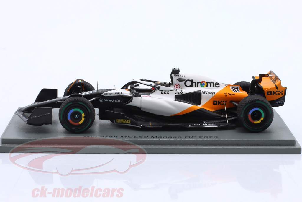 Oscar Piastri McLaren MCL60 #81 10e Monaco GP formule 1 2023 1:43 Spark