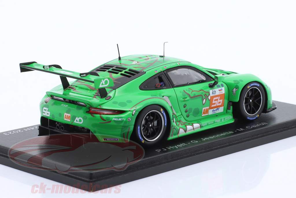 Porsche 911 RSR-19 #56 24h LeMans 2023 REXY AO Racing 1:43 Spark