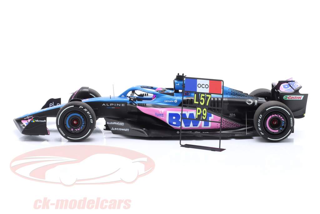 Esteban Ocon Alpine A523 #31 noveno Miami GP fórmula 1 2023 1:18 Minichamps