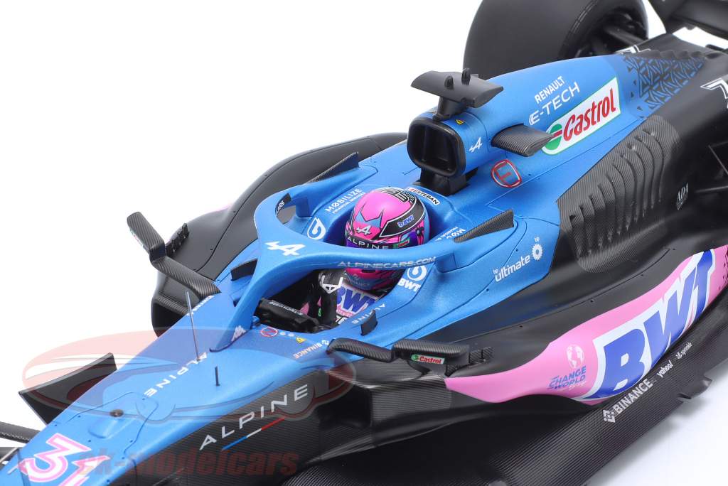 Esteban Ocon Alpine A523 #31 9º Miami GP Fórmula 1 2023 1:18 Minichamps