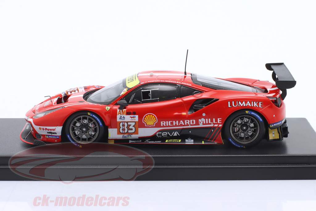 Ferrari 488 GTE Evo #83 24h LeMans 2023 Richard Mille AF Corse 1:43 LookSmart