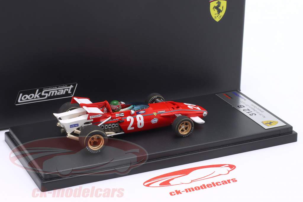 Ignazio Giunti Ferrari 312B #28 第四名 比利时人 GP 公式 1 1970 1:43 LookSmart