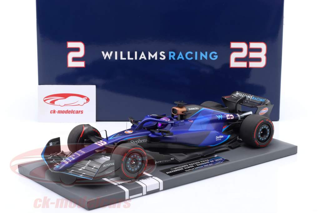 Alexander Albon Williams FW45 #23 バーレーン GP 式 1 2023 1:18 Minichamps