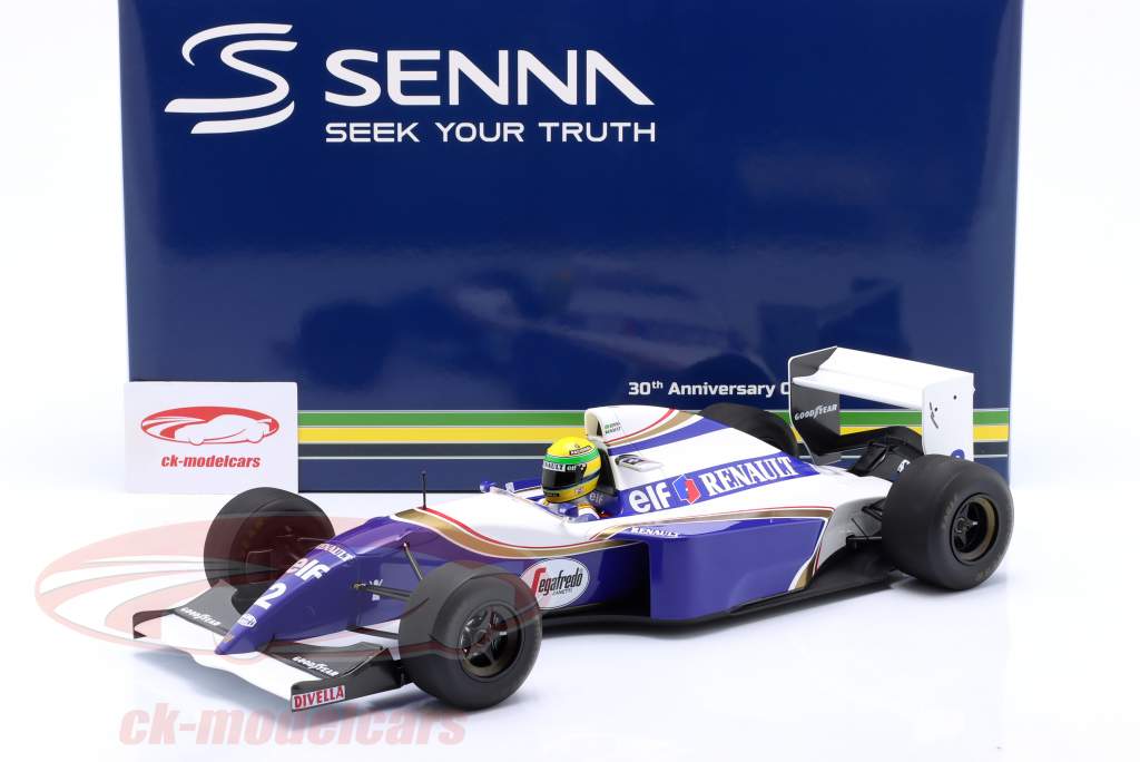 A. Senna Williams FW16 #2 San Marino GP Fórmula 1 1994 Dirty Version 1:12 Minichamps