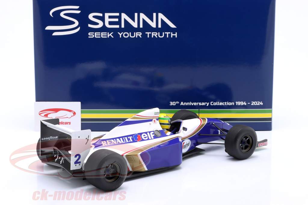 A. Senna Williams FW16 #2 San Marino GP 式 1 1994 Dirty Version 1:12 Minichamps