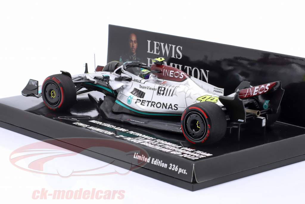 L. Hamilton Mercedes-AMG F1 W13 #44 2nd Brasilien GP Formel 1 2022 1:43 Minichamps